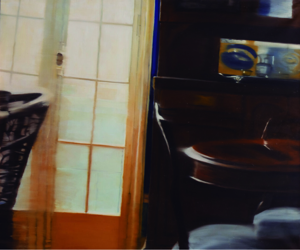 la vantana, 2017, oleo sobre tela, 100 x 120 cm