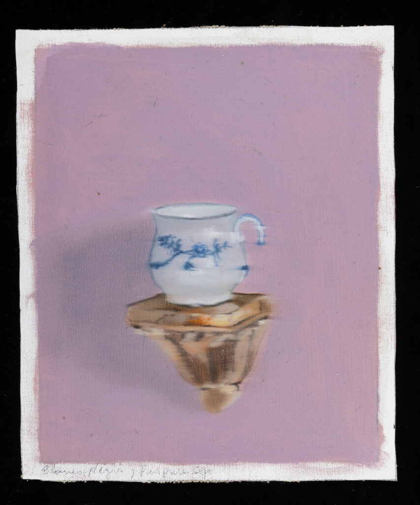 lecherita 2, 2024, 23 x 19 cm, oleo sobre tela suelta