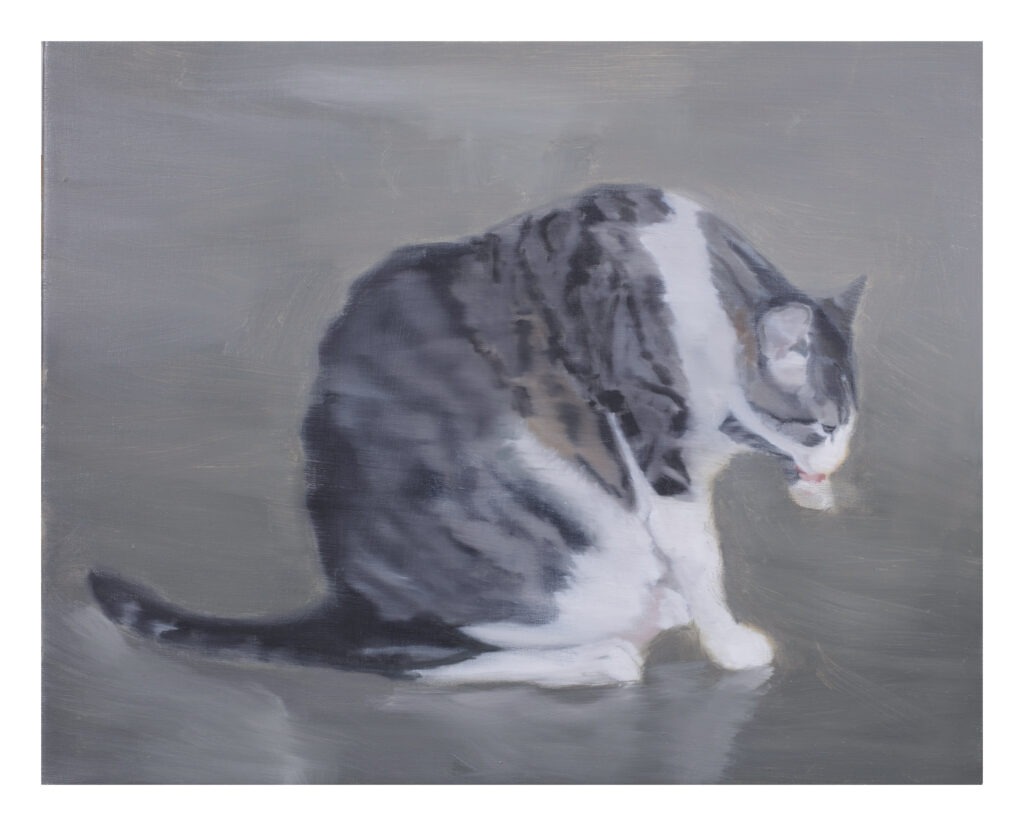 tapir mano derecha, 2021, oleo sobre tela, 40 x 50 cm